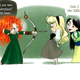 Illustration for article titled Disney princesses dont always get along in these adorable comics
